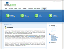 Tablet Screenshot of insurance.nationalrelocation.com